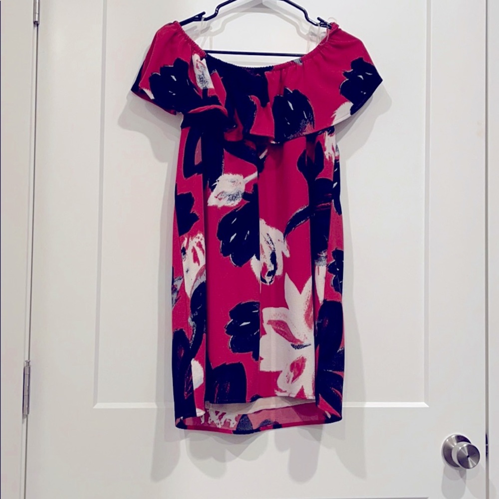 Off the Shoulder Mini Floral Dress. Never worn.